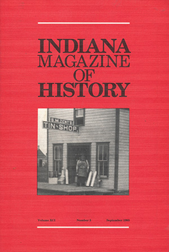 Image for Indiana Magazine of History (Volume XCI, Number 3, September 1995)