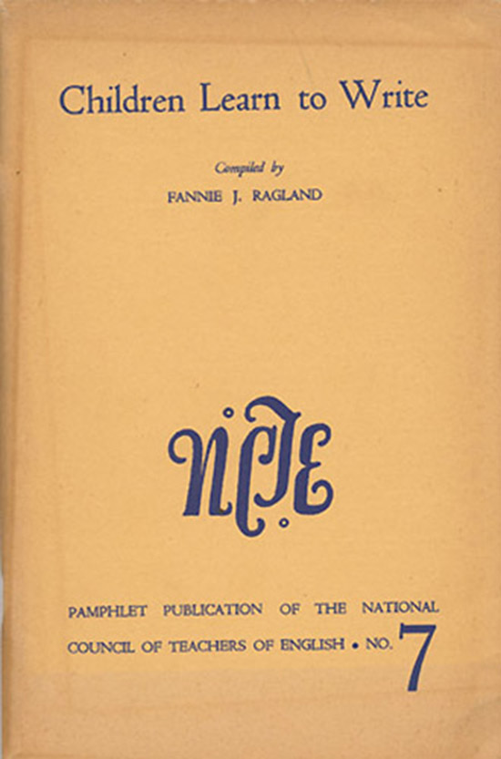 Image for Children Learn to Write (National Council of Teachers of English, Pamphlet 7)