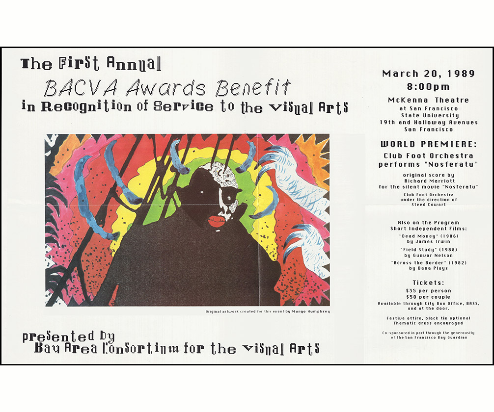 Image for Poster: The First Annual BACVA Awards Benefit (Artwork by Margo Humphrey)