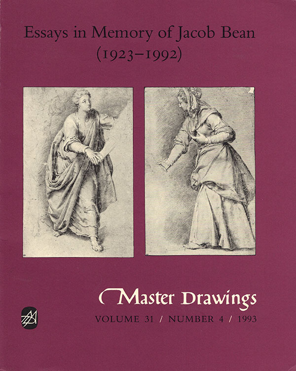 Image for Essays in Memory of Jacob Bean (1924-1992) (Master Drawings, Vol 31, No. 4, 1993)