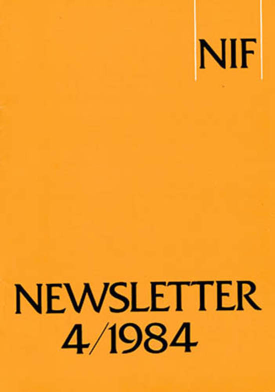 Image for NIF Newsletter 4 (Vol 12, 1984)