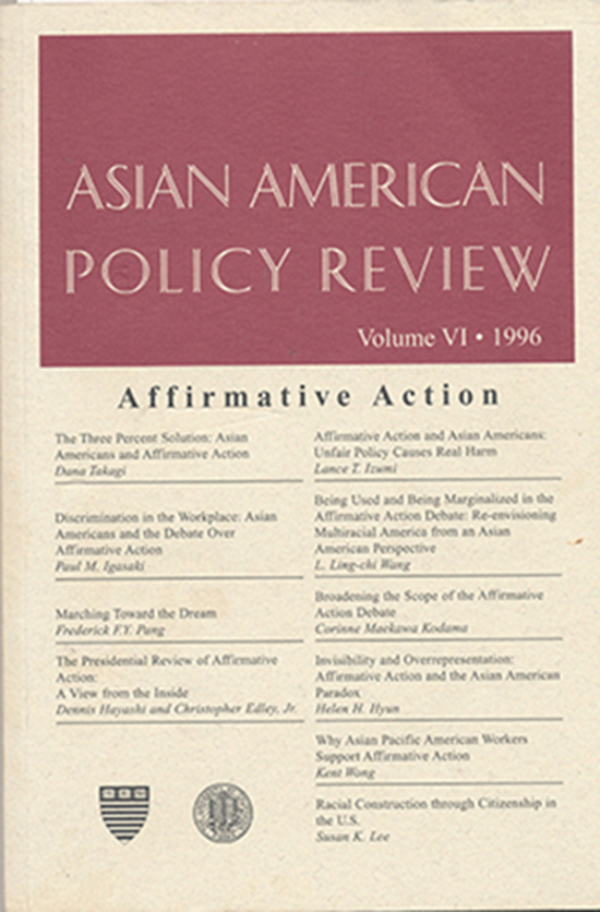 Image for Asian American Policy Review (Volume VI, 1996)