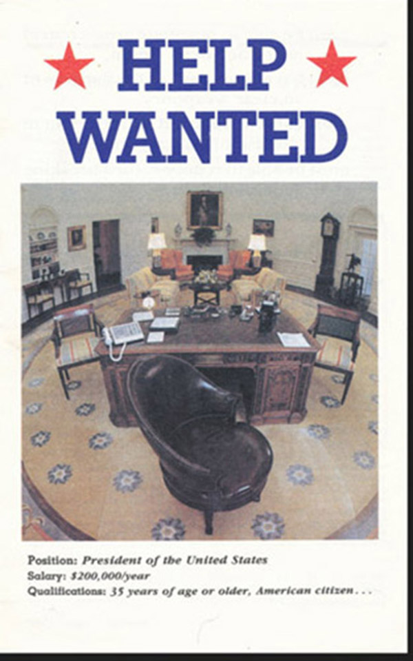 Image for SANE Pamphlet: Help Wanted: President of the United States
