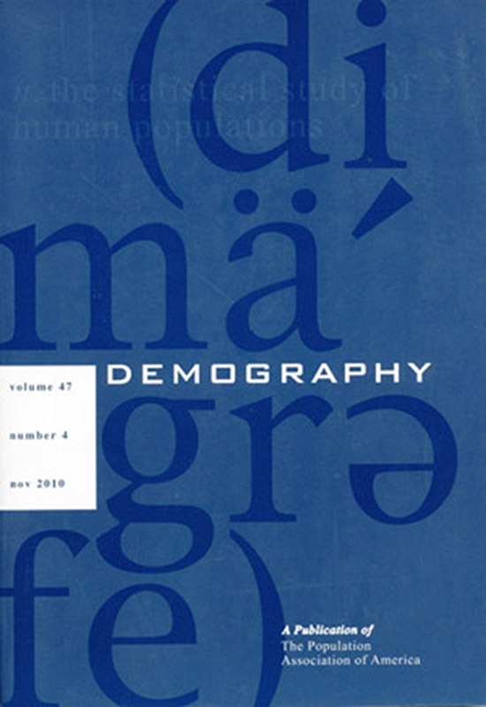 Image for Demography (Volume 47, Number 4, November 2010)