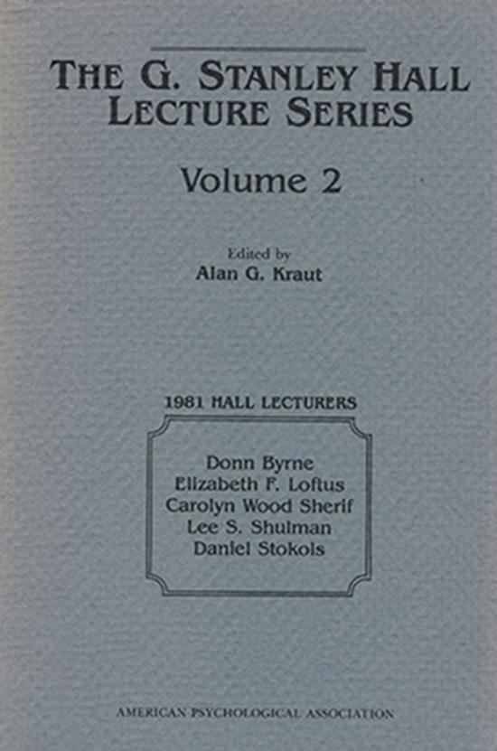Image for The G. Stanley Hall Lecture Series (Volume 2)