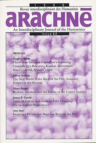 Image for Arachne: An Interdisciplinary Journal of the Humanities (Vol 6, No. 2)