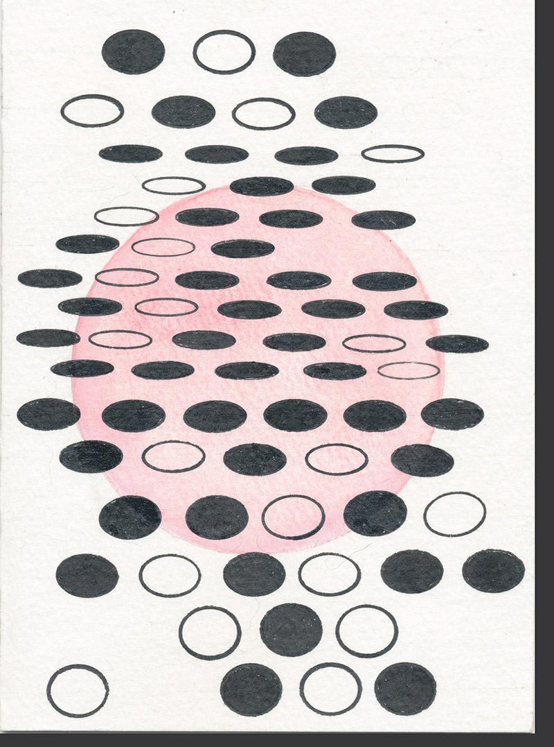 Image for Space Study #11 (Hand painted card by Amy Ione)