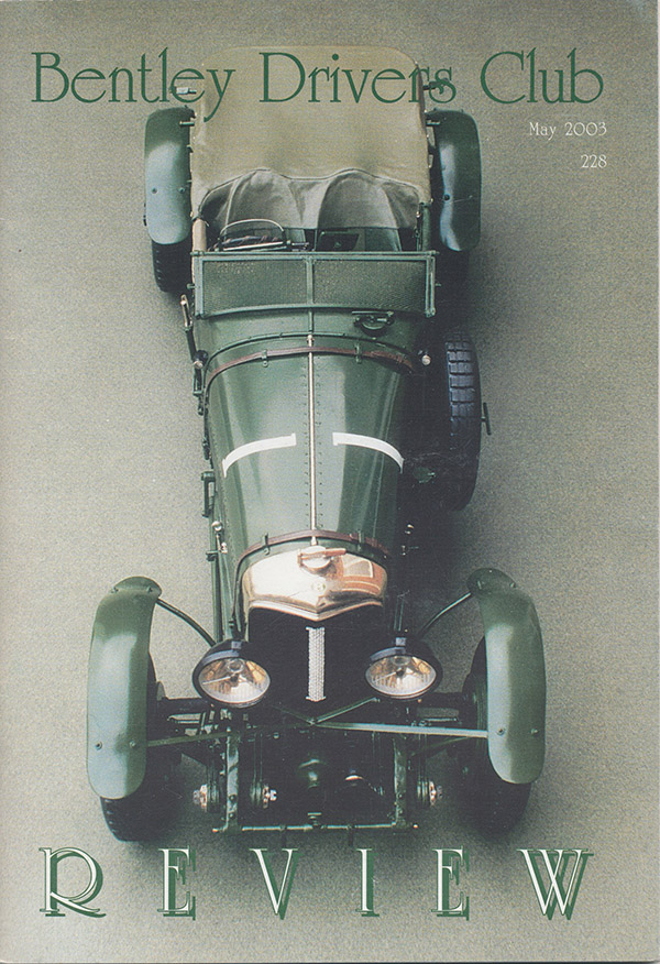 Image for Bently Driver's Club Review (May 2003, No. 228)