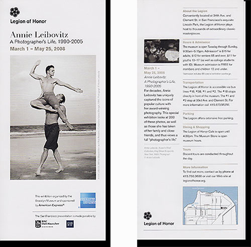 Image for Exhibition Announcement: Annie Leibovitz: A Photographer's Life 1990-2005