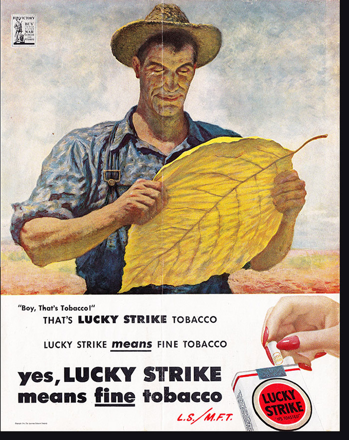 Image for Lucky Strike Means Fine Tobacco (L.S./M.F.T): Print Ad