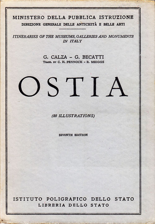 Image for Ostia (Itineraries of the Museums, Galleries and Monuments of Italy Series, N. 1)