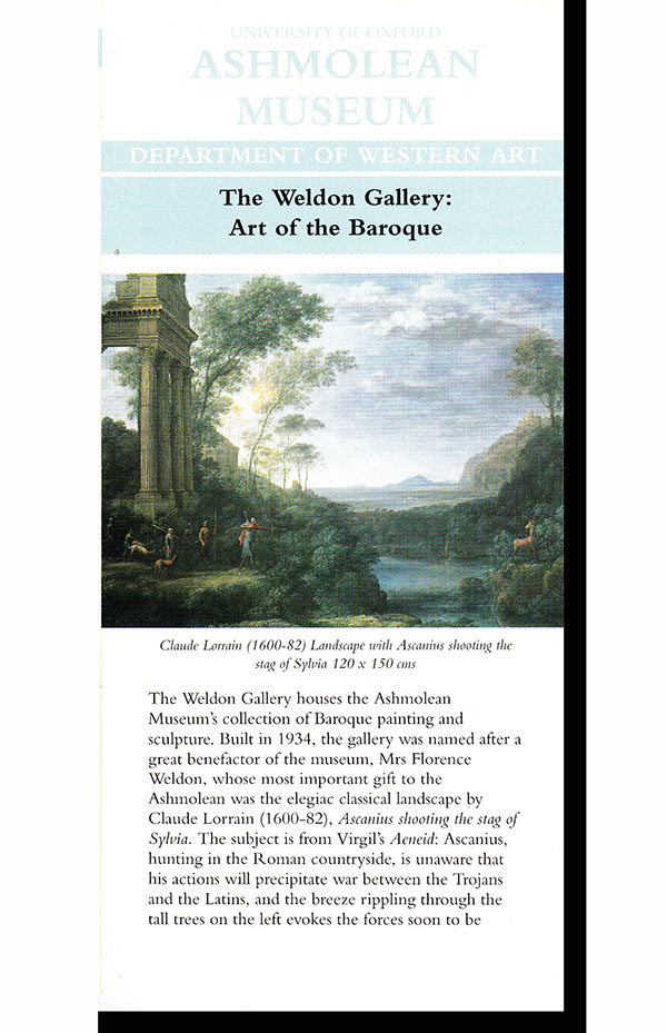 Image for The Weldon Gallery: Art of the Baroque (Gallery Guide)