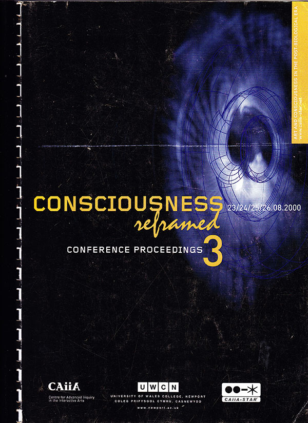 Image for Consciousness Reframed 3: Conference Proceedings (August 2000)
