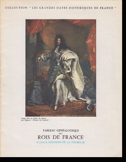Image for Tableau Genealogique des Rois de France