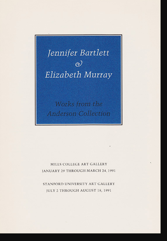 Image for Jennifer Bartlett and Elizabeth Murray: Works From The Anderson Collection