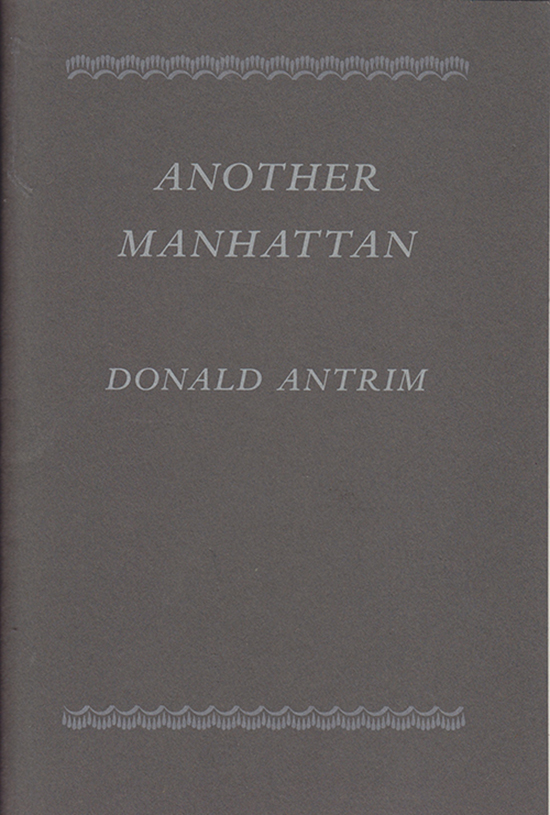 Image for Another Manhattan (A Limited Edition Chapbook an Excerpt from " Emerald Light in the Air")