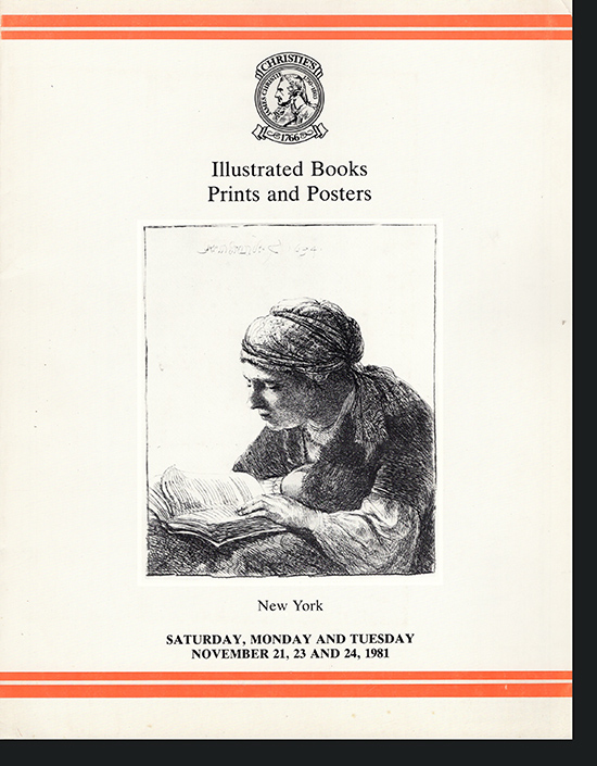 Image for Illustrated Books, Prints and Posters (Auction: November 21, 23 and 24, 1981)