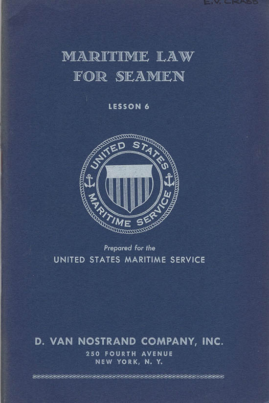Image for Maritime Law for Seamen: Lesson 6