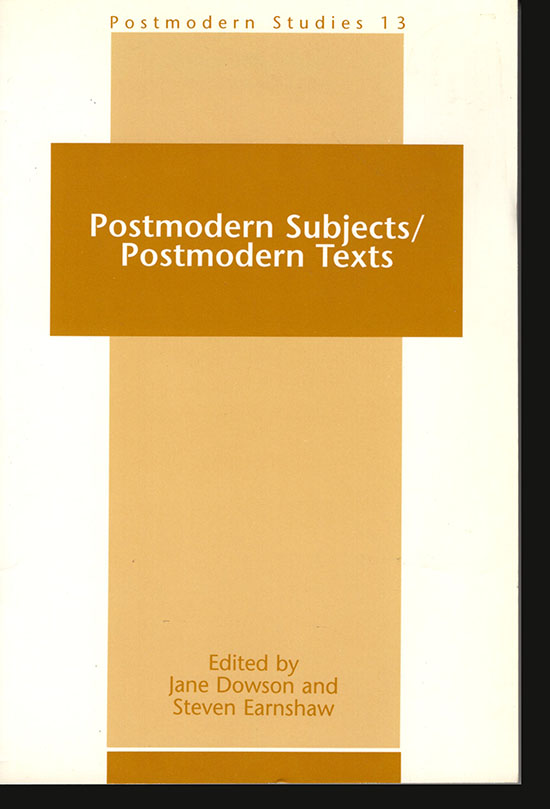 Image for Postmodern Subjects/Postmodern Texts.(Postmodern Studies 13)