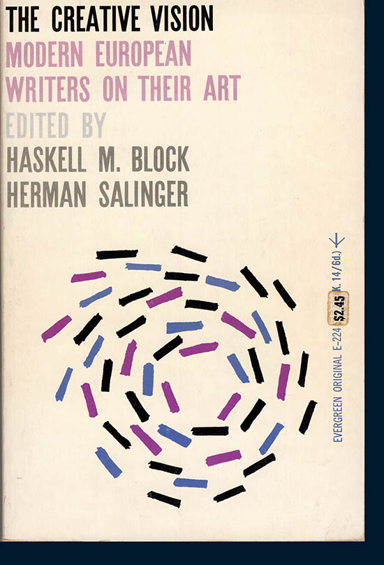 Image for The Creative Vision; Modern European Writers on Their Art