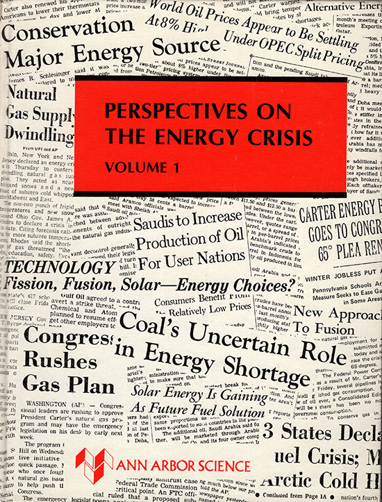 Image for Perspectives on the Energy Crisis (Volumes 1 and 2)