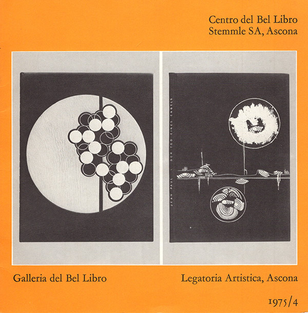 Image for Legatoria Artistica, Ascona, 1975/4 (Exhibition Guide)