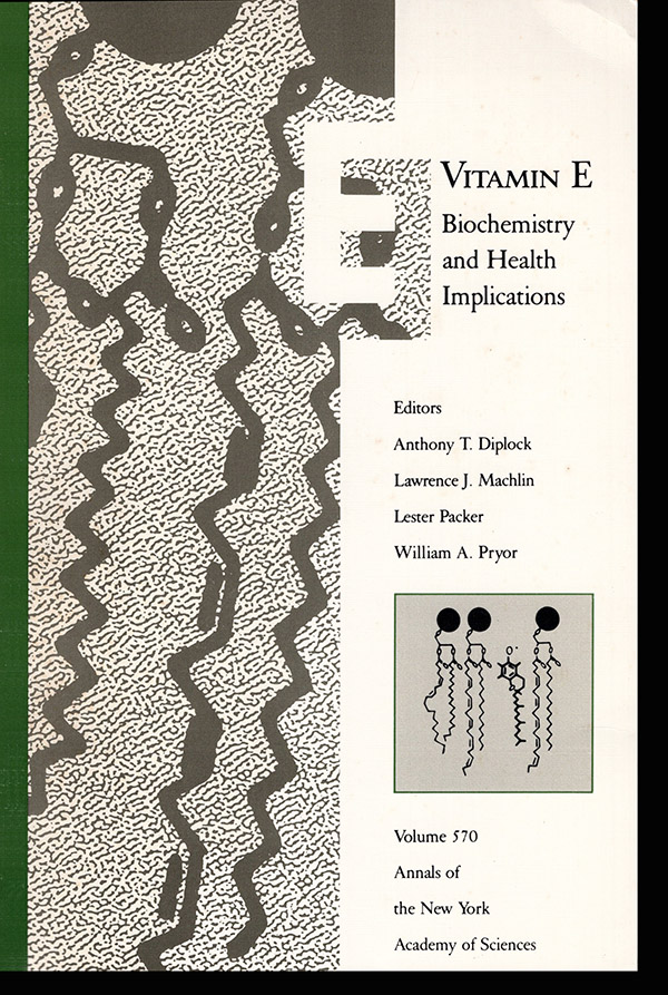 Image for Vitamin E: Biochemistry and Health Implications (Annals of the New York Academy of Sciences 570)