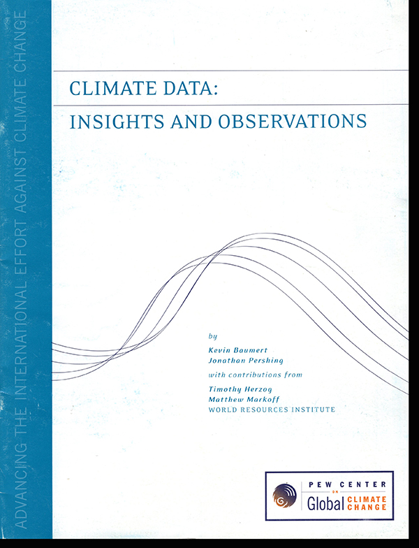 Image for Climate Data: Insights and Observations