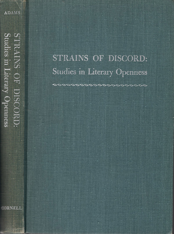 Image for Strains of Discord: Studies in Literary Openness