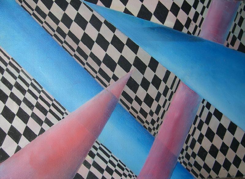 Image for Percept: Space Study, #3 [Original Oil Painting by Amy Ione]