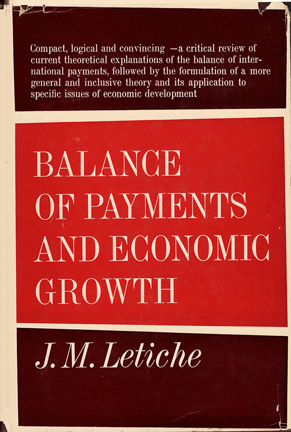 Image for Balance of Payments and Economic Growth
