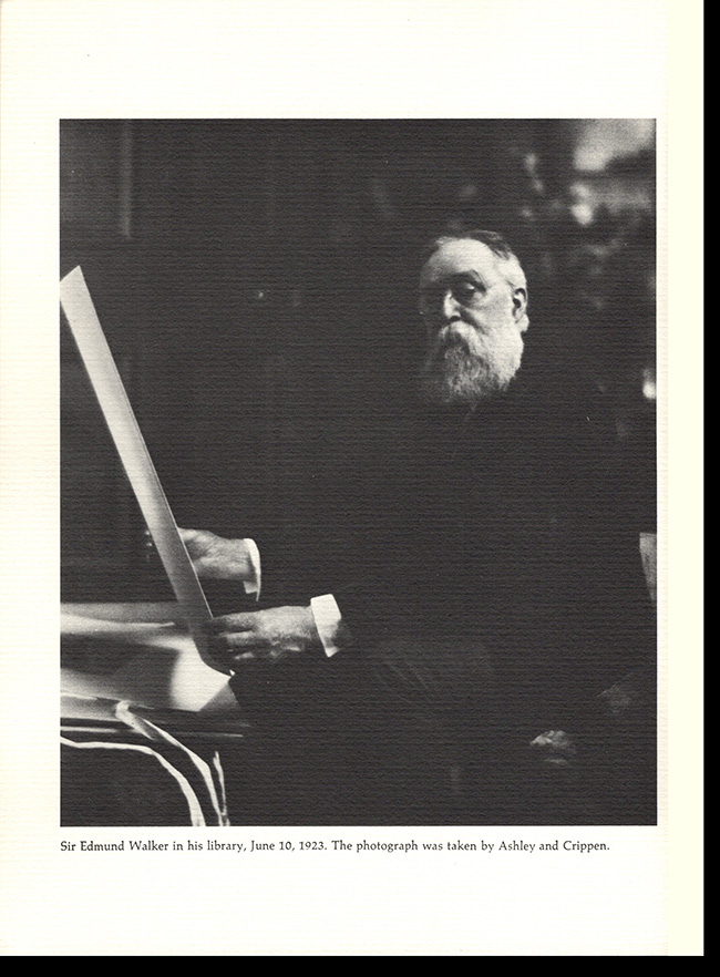 Image for Sir Edmund Walker Print Collection: A Tribute to Sir Edmund Walker on the 75th Anniversary of the Founding of the Art Gallery of Ontario