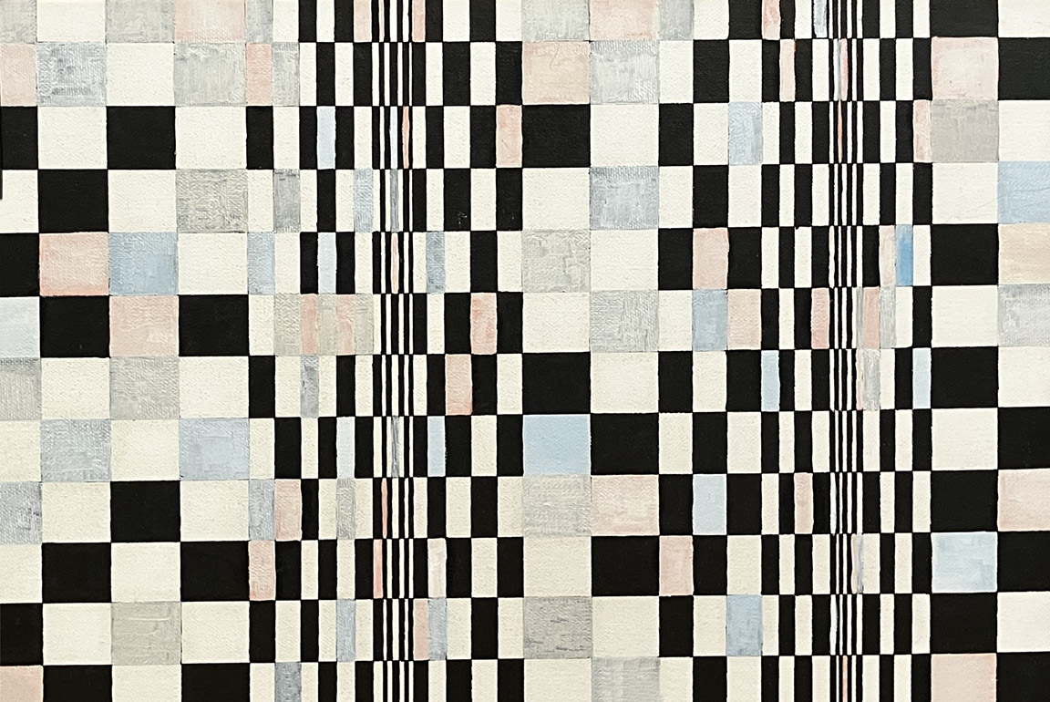 Homage to Bridget Riley (Original Artwork by Amy Ione)