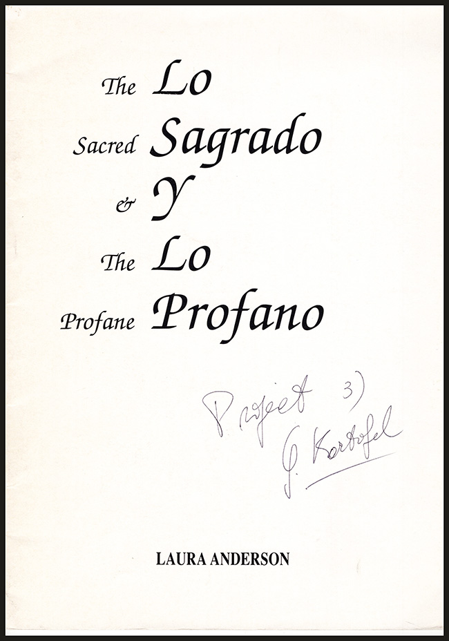 Image for The Sacred and the Profane Drawing Sculpture Video Installation  (Lo Sagrado y Lo Profano Dibujo Escultura Vedeo Instalacion)