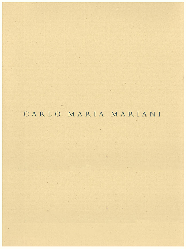 Image for Carlo Maria Mariani: Dialogues