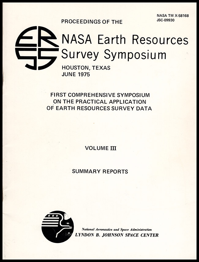 Image for NASA Earth Resources Survey Symposium: First Comprehensive Symposium on the Practical Application of Earth Resources Survey Data (Volume III)