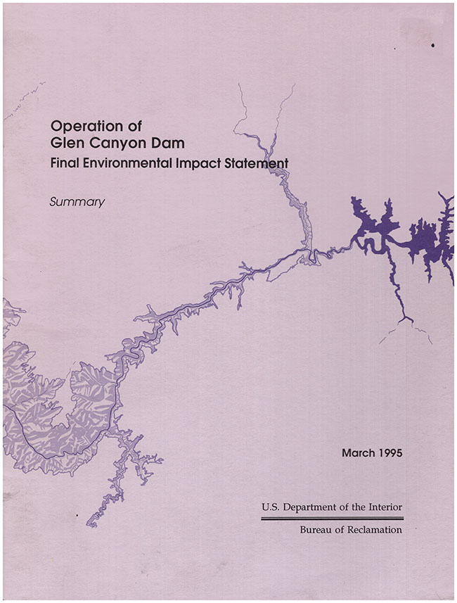 Image for Operation of Glen Canyon Dam - Final Environmental Impact Statement (Summary)