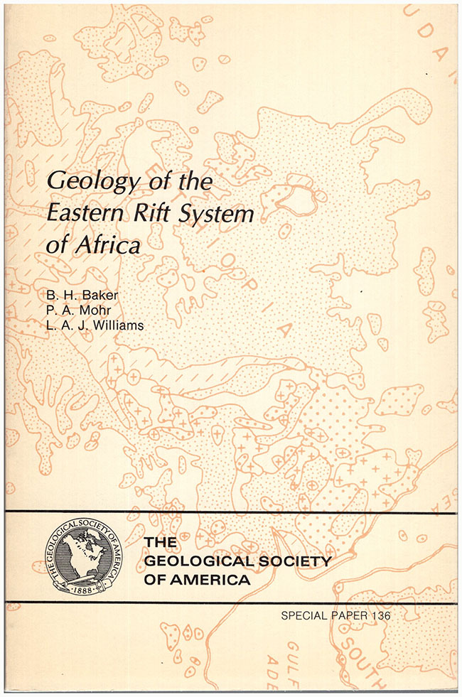 Image for Geology of the Eastern Rift System of Africa (The Geological Society of America, Special Paper 136)