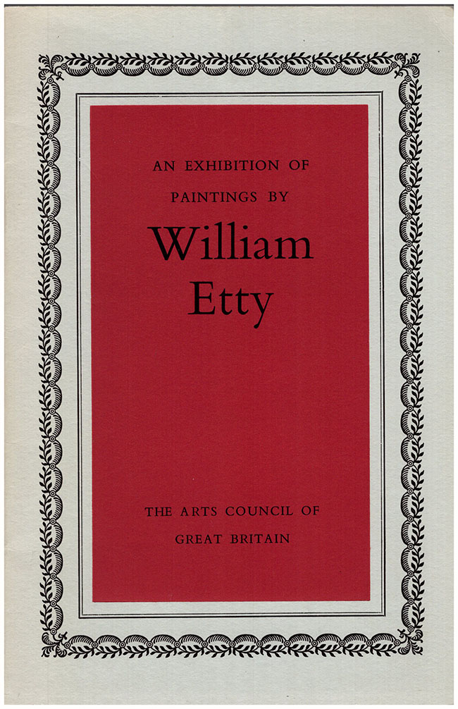 Image for An Exhibition of Paintings by William Etty