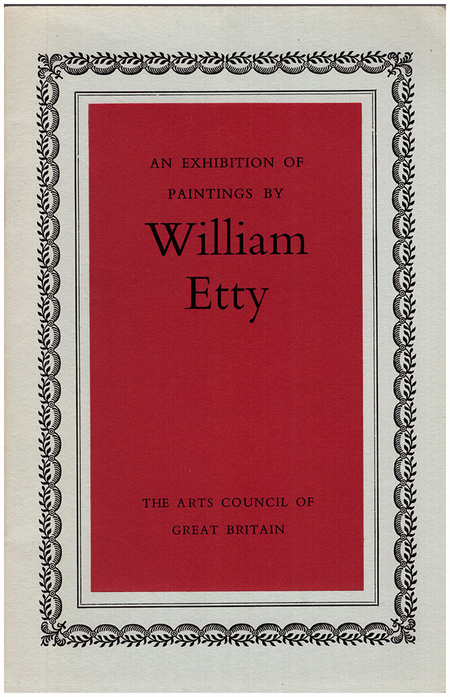 Image for An Exhibition of Paintings by William Etty