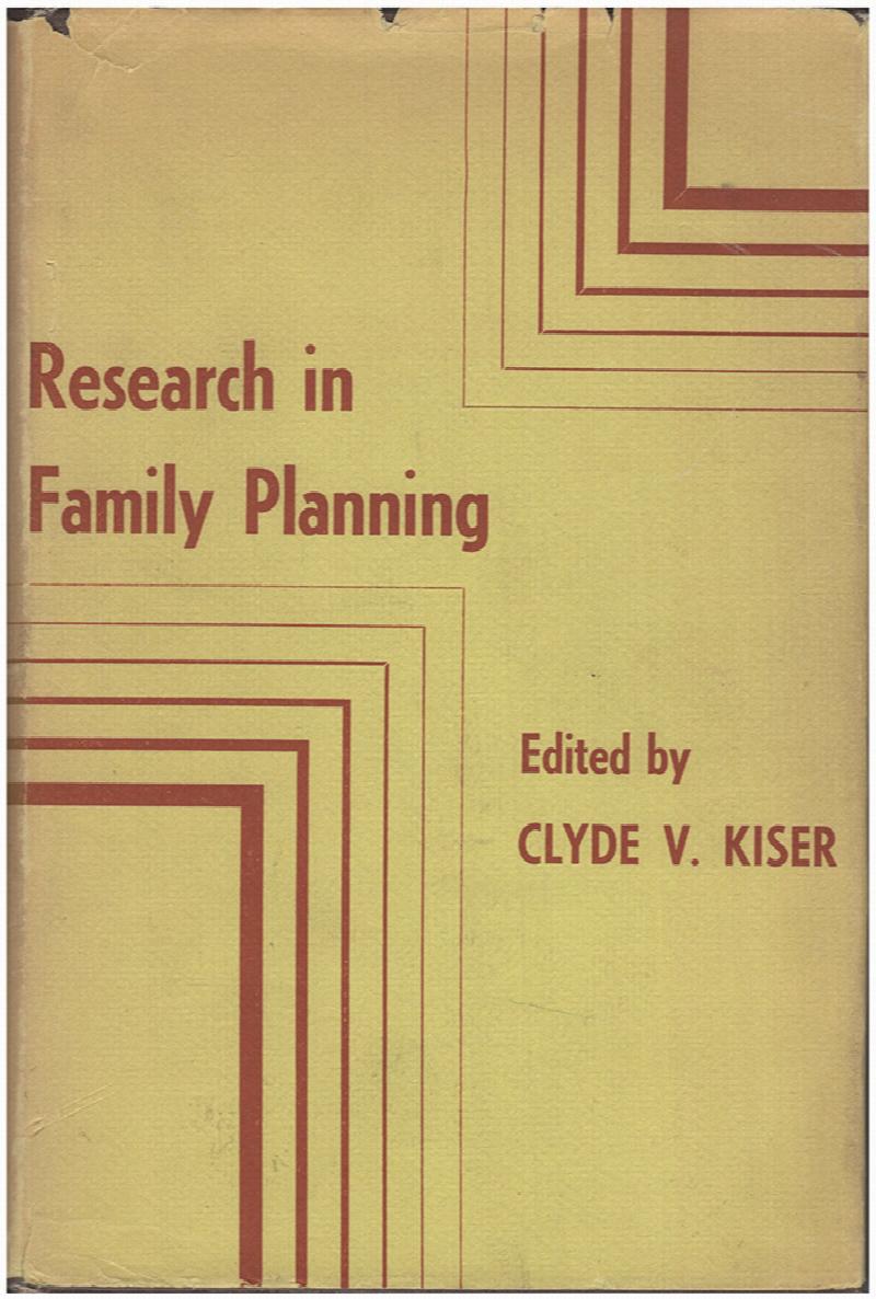 Image for Research in Family Planning