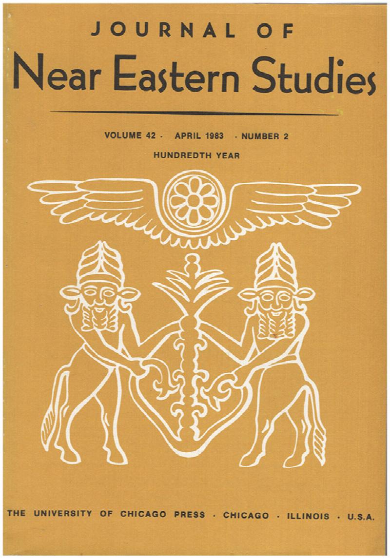 Image for Journal of Near Eastern Studies (Vol 42, April 1983, No. 2)