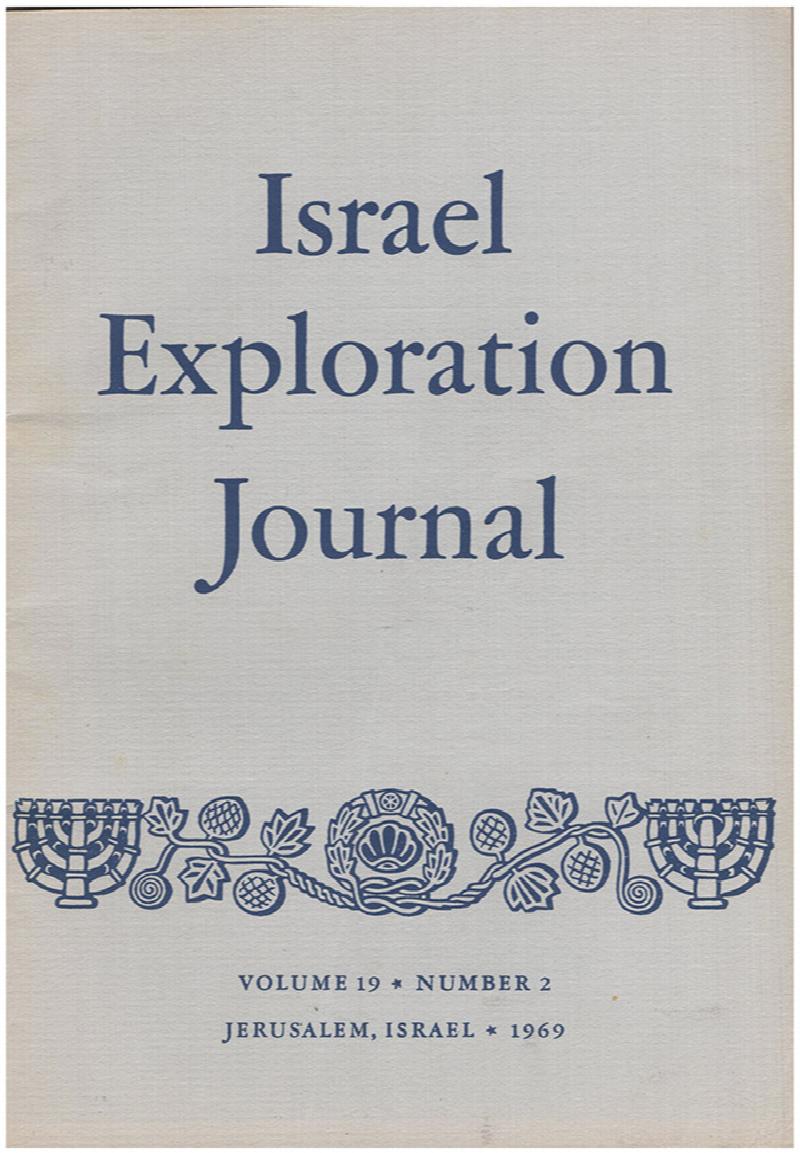 Image for Israel Exploration Journal (Vol 19, No. 2, 1969)