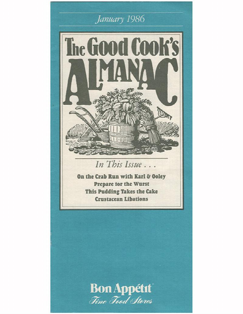 Image for The Good Cook's Almanac (January through October 1986)