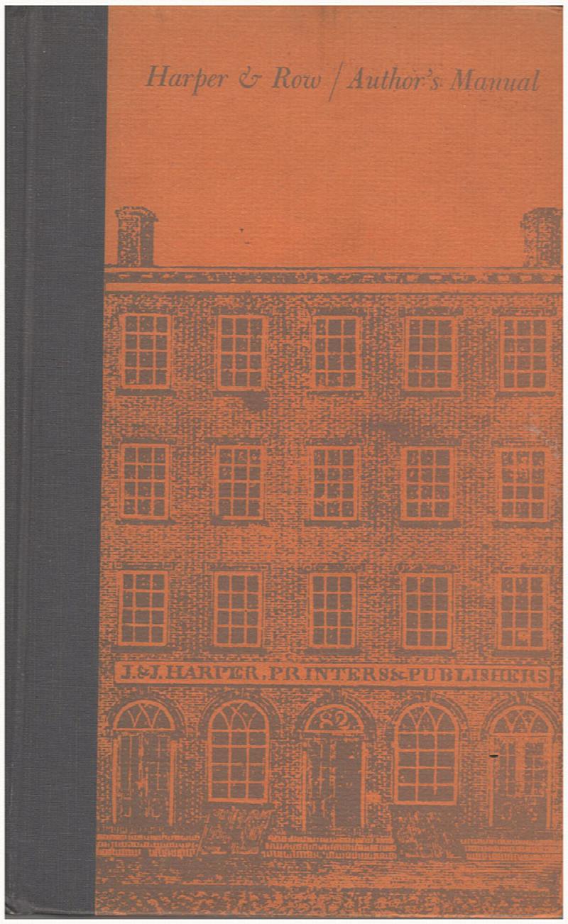 Image for Harper and Row Author's Manual