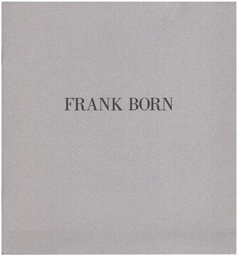 Image for Frank Born: Paintings 1997-2000