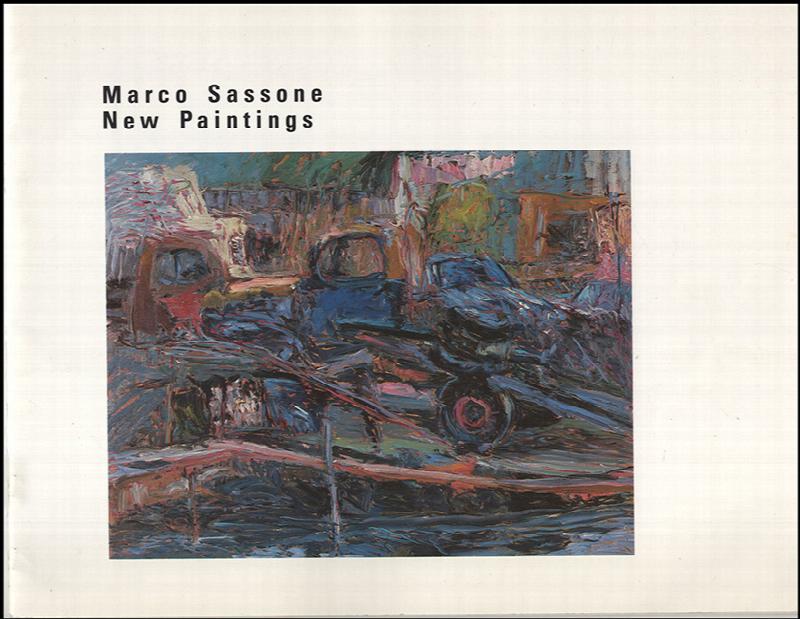 Image for Marco Sassone: New Paintings (Istituto Italiano di Cultura, March 1989)