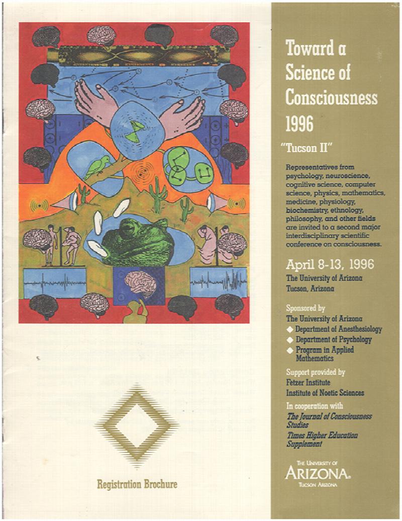 Image for Toward A Science of Consciousness: Registration Brochures for 1996 and 1998 (3)