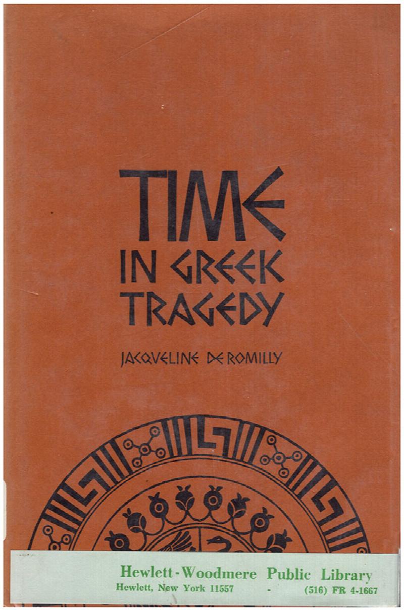 Image for Time in Greek Tragedy