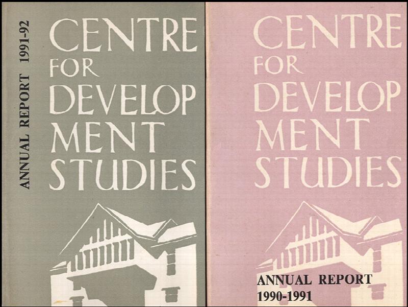 Image for Centre for Development Studies: Four annual reports (1990 through 1994)